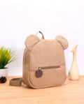 A Lovely Cartoon Bear Backpack With Zipper Closure, Suitable For Daily Use For kids