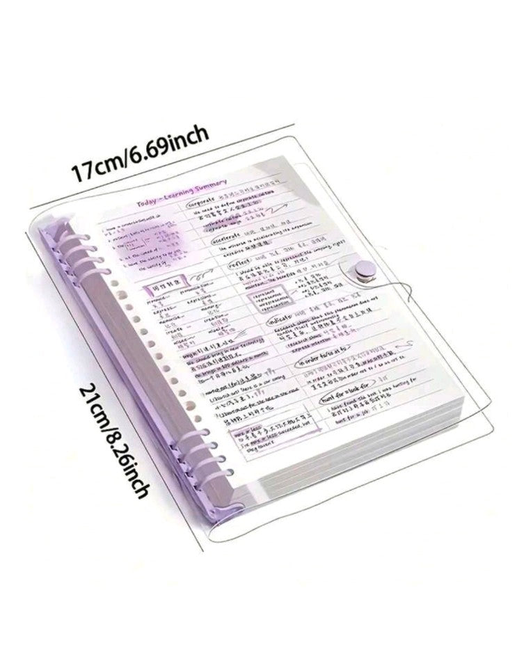 60-Pages A5 Clear Soft Leather Bulk Notebook,  WaterproofNotebook