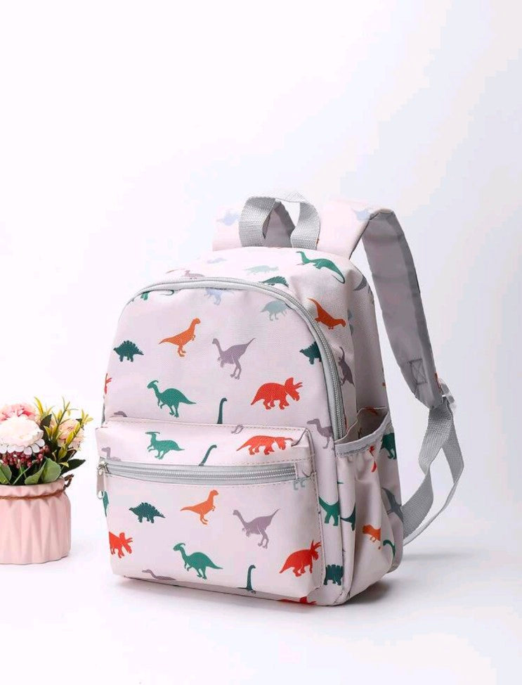 Leopard Print Boys Girls Teens School Backpack Car 3-6 Years Old Double Shoulder Bag