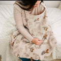 1pc Nursing Cover Scarf, Breathable Breastfeeding Cover Shawl For Outdoor Feeding